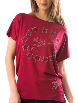 Tricou Dama 13Stars Grena